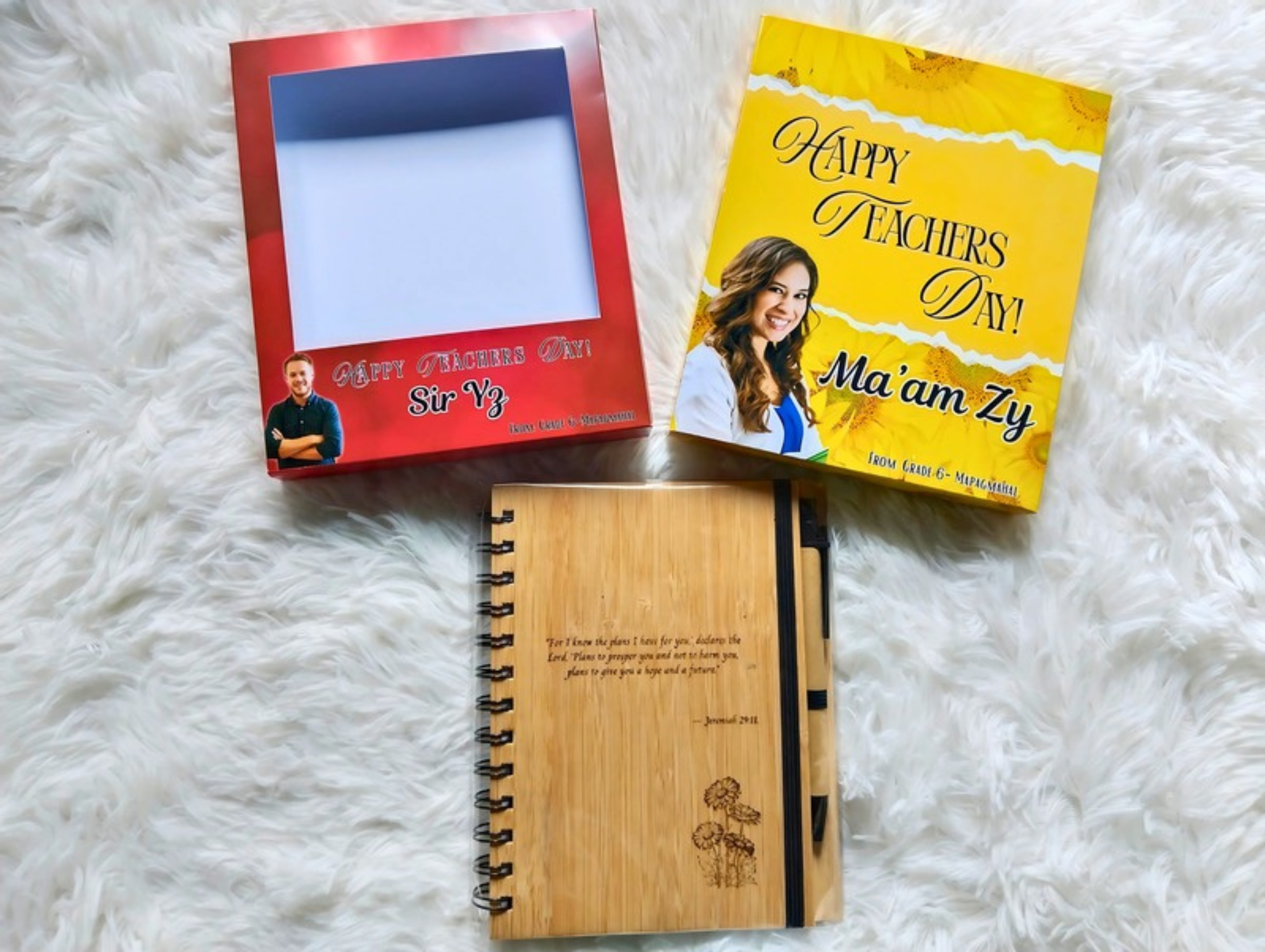 Personalized Bamboo-covered Notebook