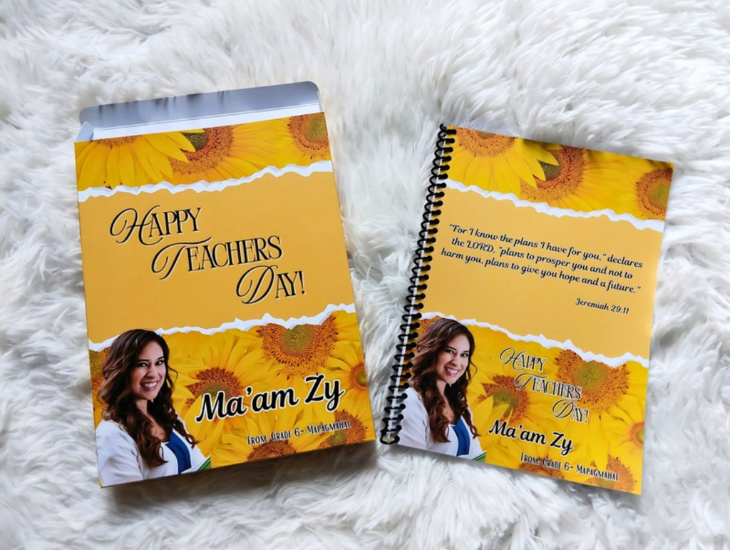 Personalized Bamboo-covered Notebook