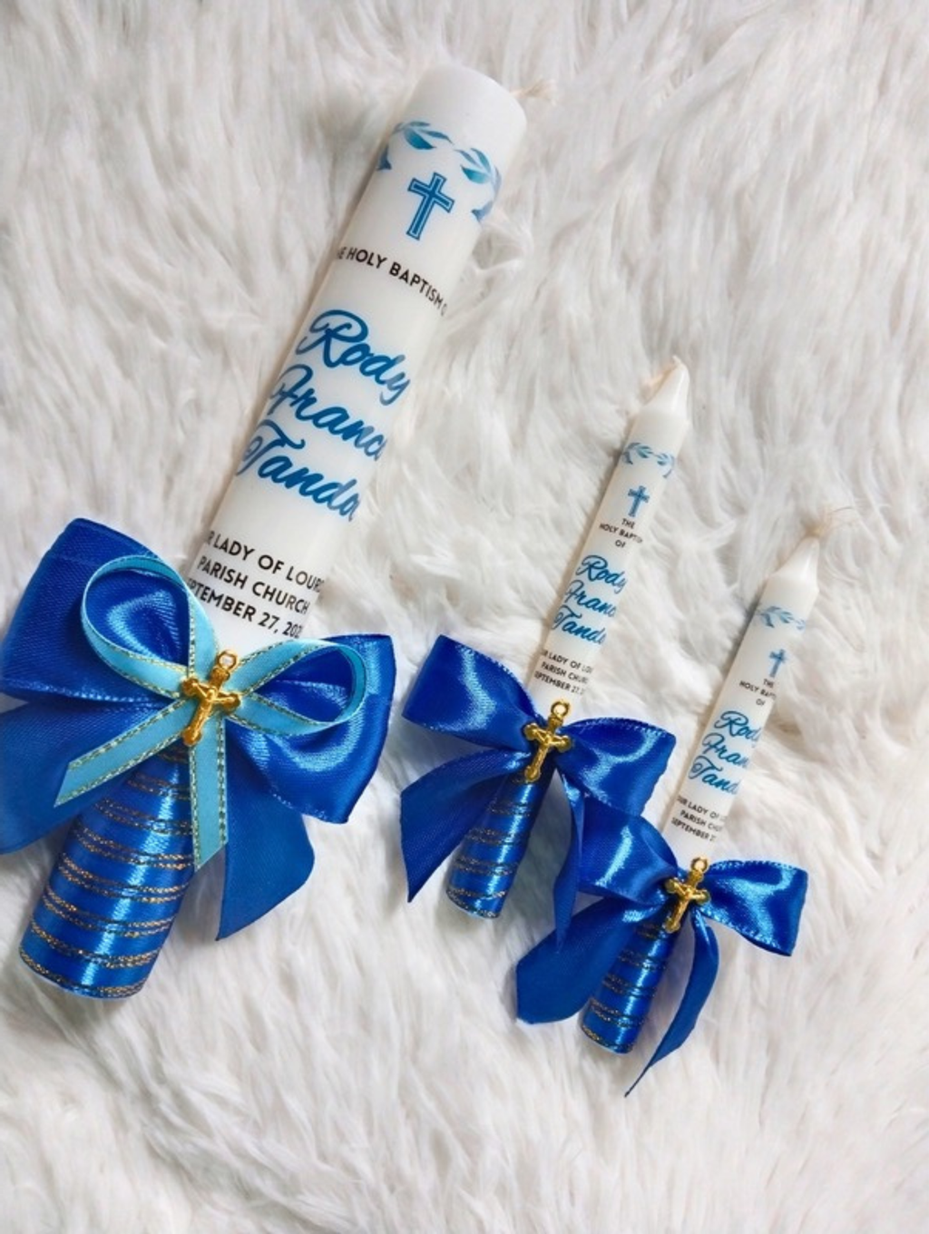 Personalized Baptism Candle