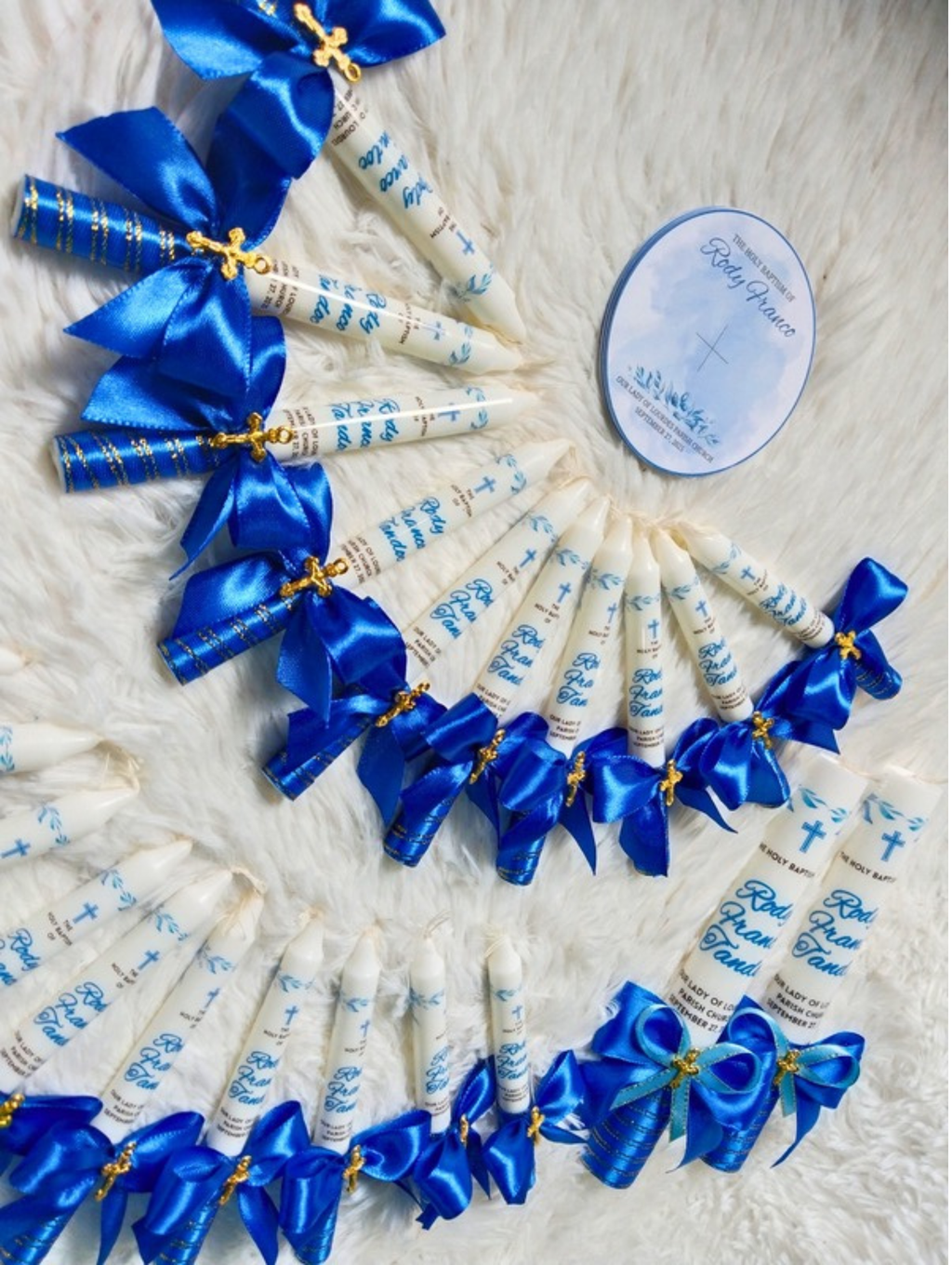 Personalized Baptism Candle