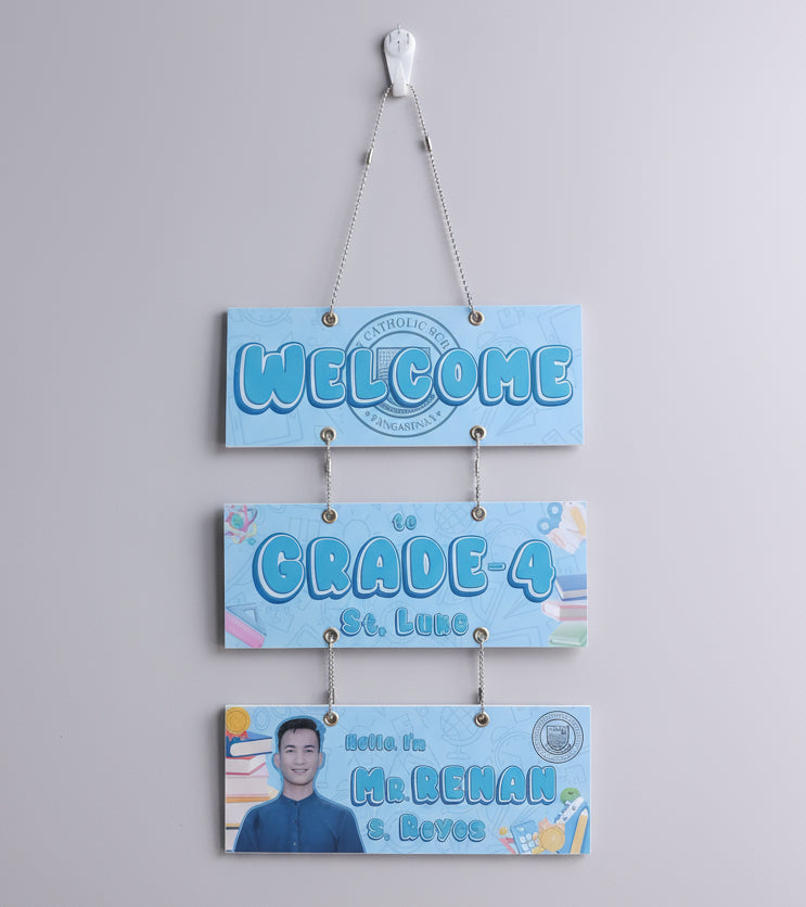 Teacher Door Welcome Signage