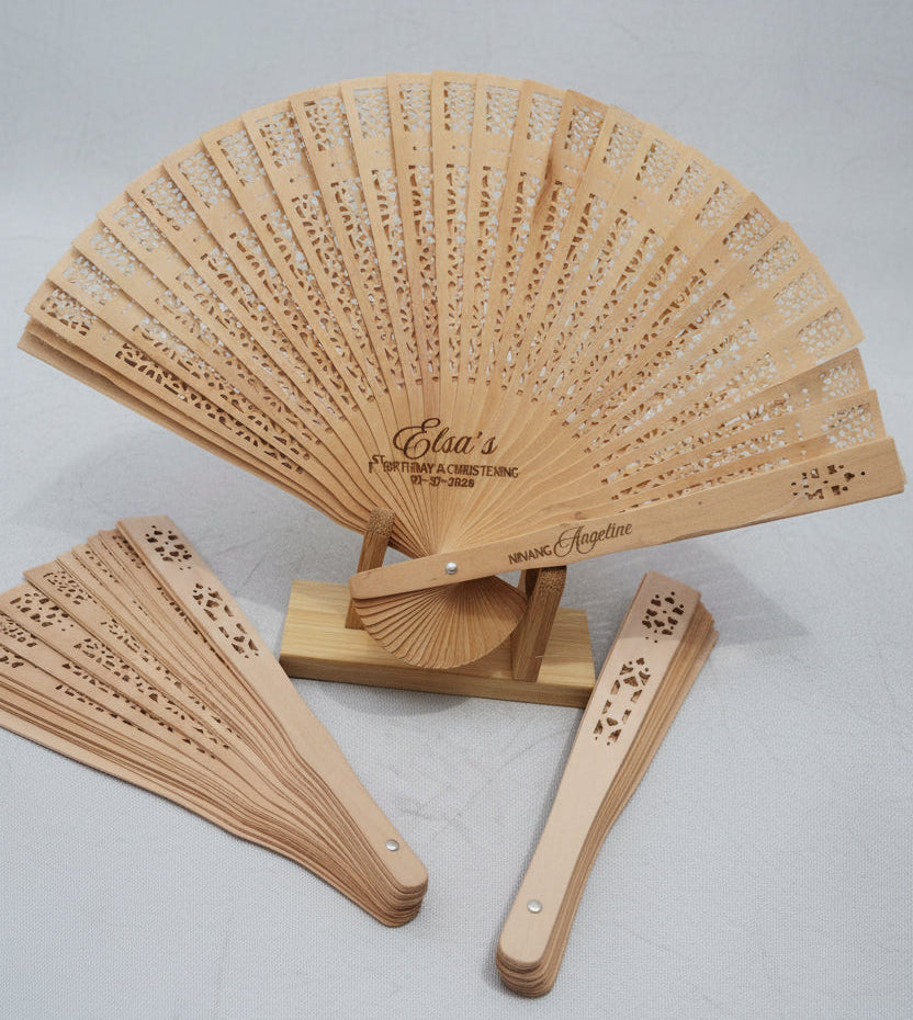 Customized Wooden Fan