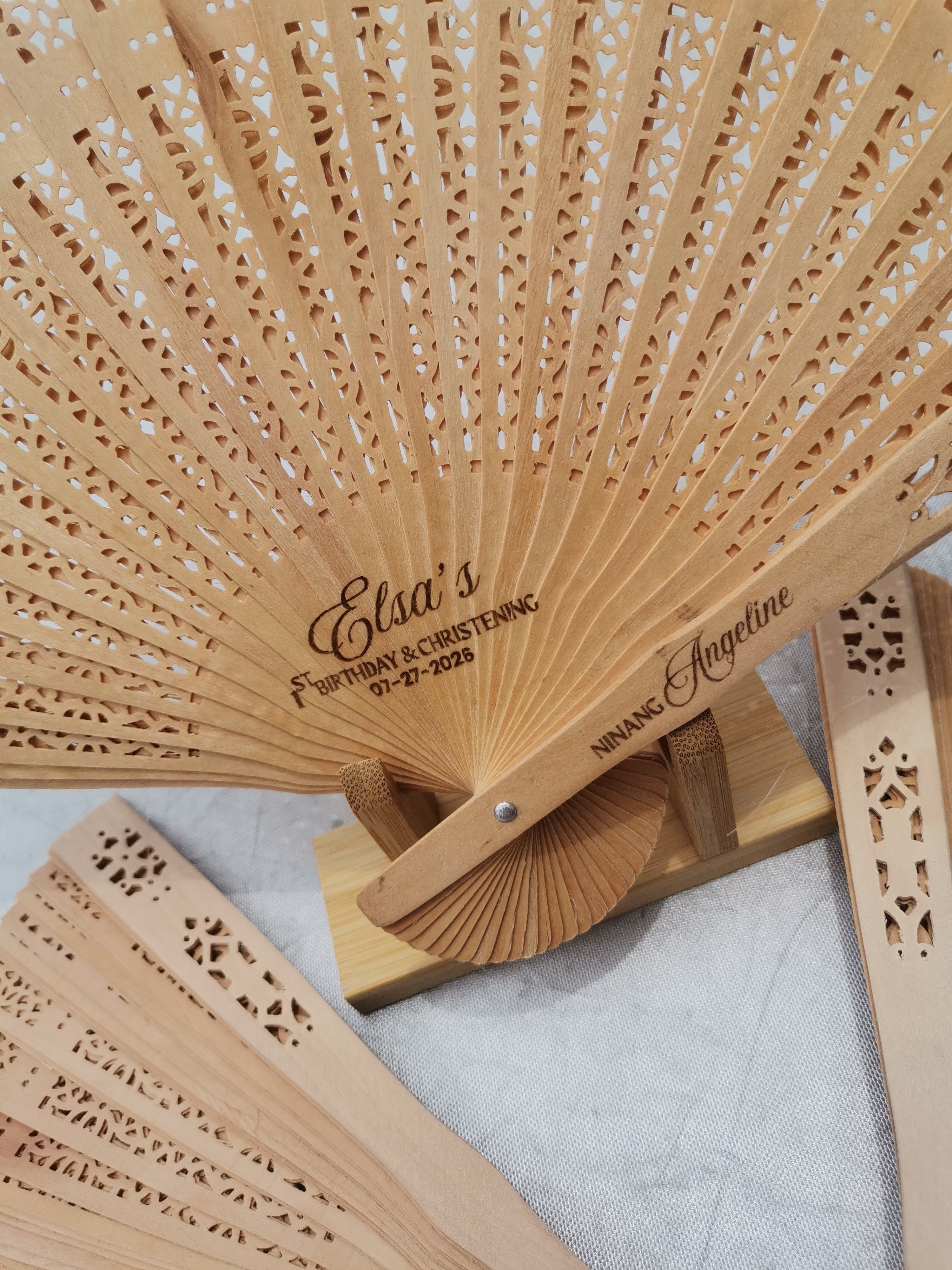 Customized Wooden Fan